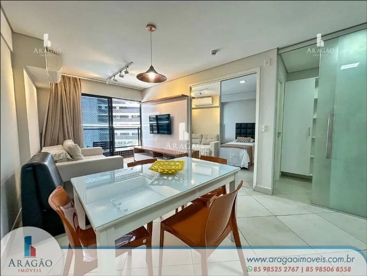 Apartamento com 1 dormitório à venda, 45 m² por R$ 880.000,00 - Meireles - Fortaleza/CE - Foto 2