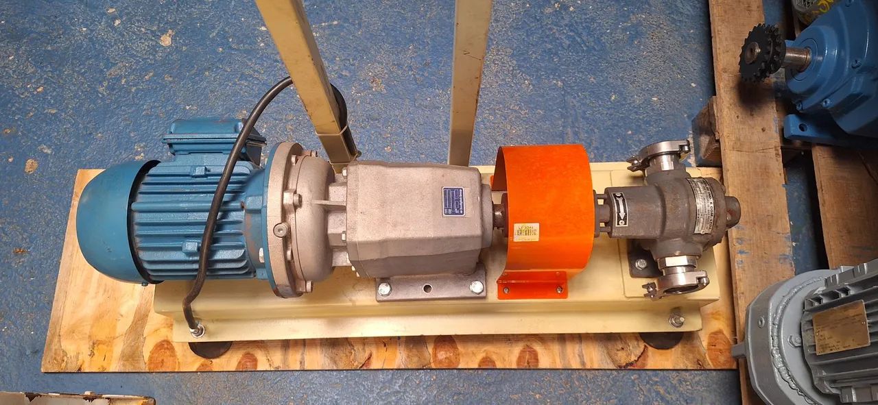 Bomba de engrenagem 1.5 cv com redutor 1/43. - Foto 2