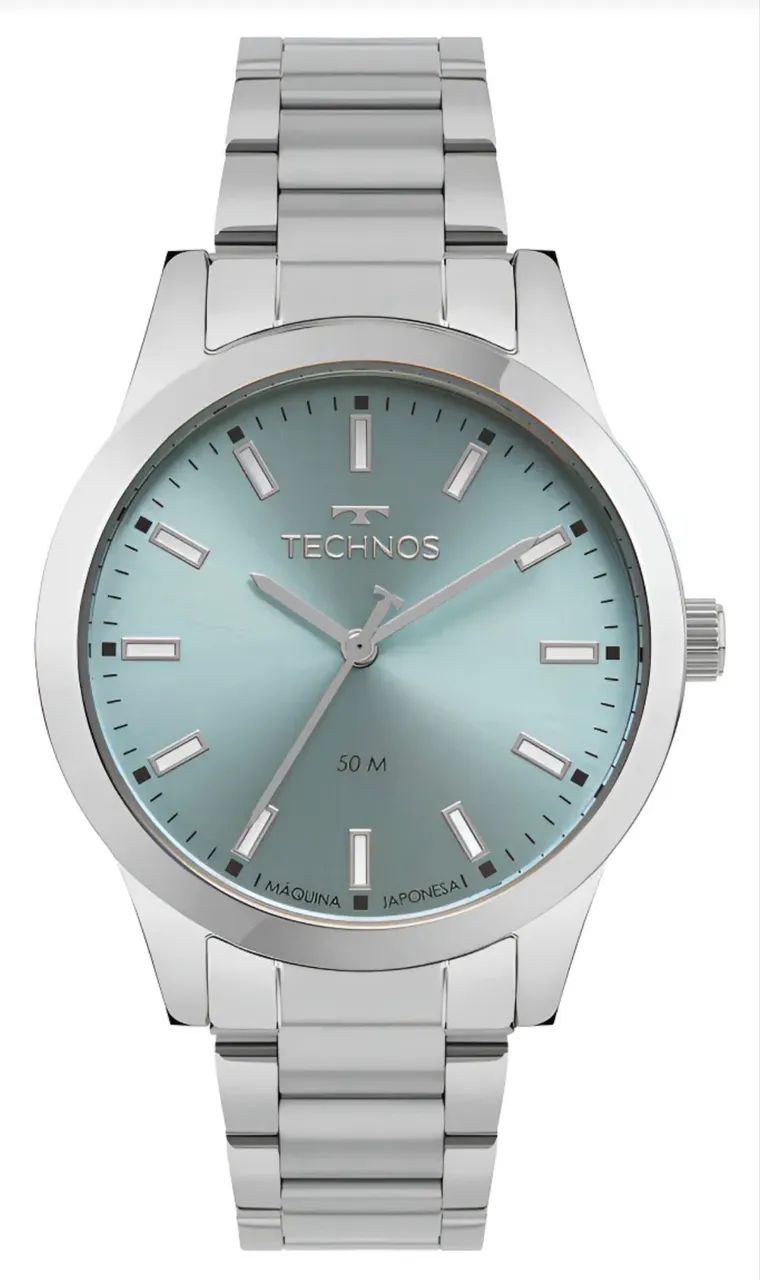 Relógio Unissex Technos Azul tiffany (zero). - Acessórios