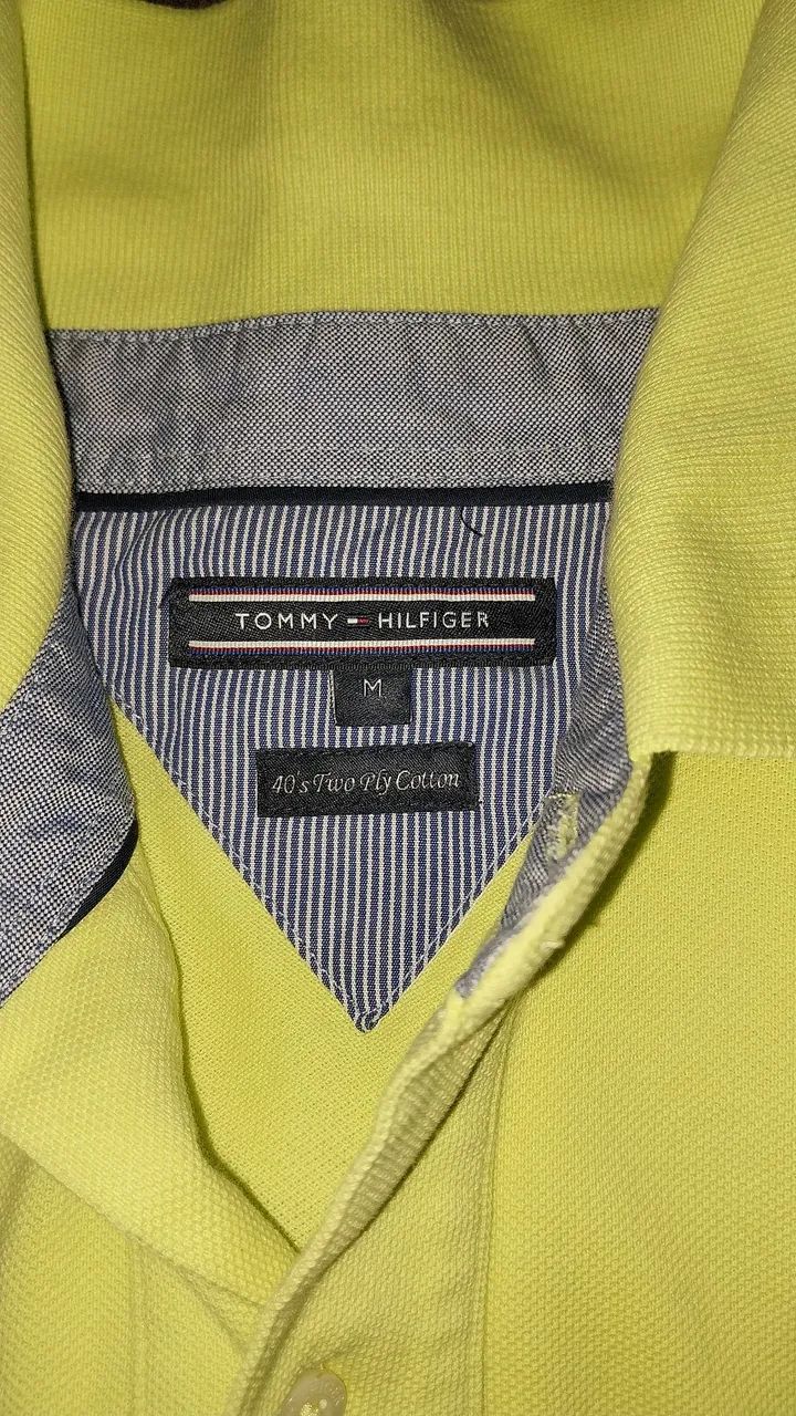 Camisa  Polo masculina Tommy Hilfiger Verde M