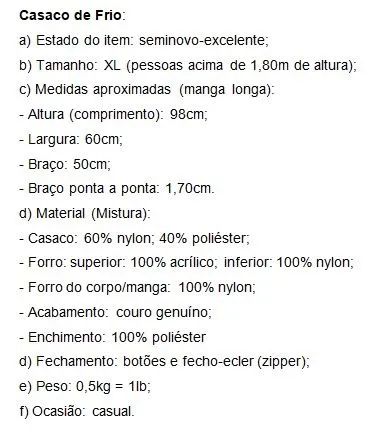 Casaco de Frio (Perry Ellis) - Foto 4