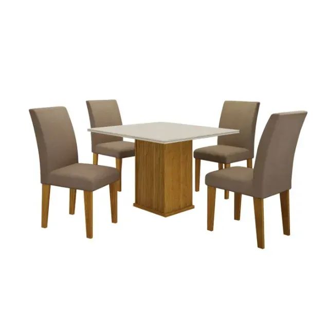 Mesa De Jantar Com 4 Cadeiras - Foto 2