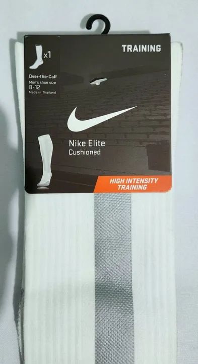 1 Par De Meia Meias Nike Elite Htc Corrida Cano Alto Tam. 40-43 - Foto 3