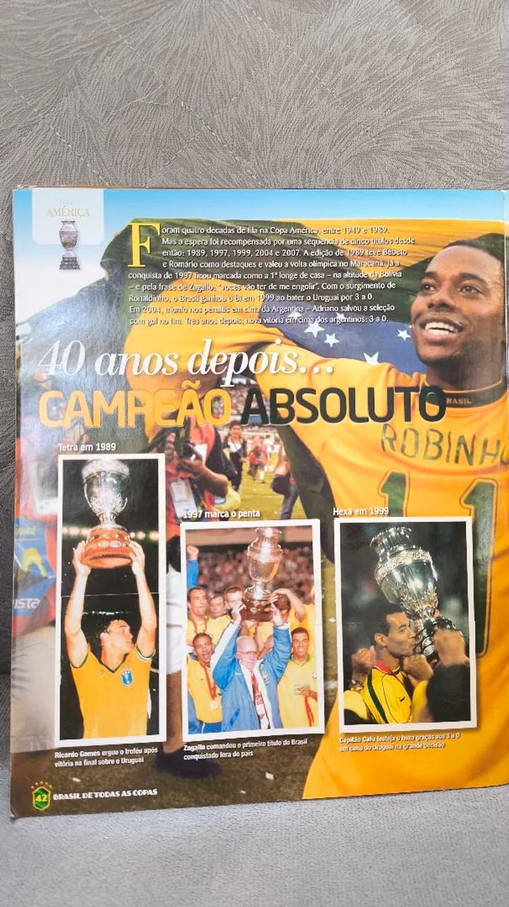 Brasil de todas as copas álbum 2014 completo  - Foto 5