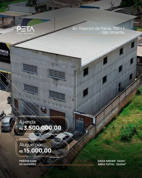 Galpão Comercial para Aluguel - São Vicente