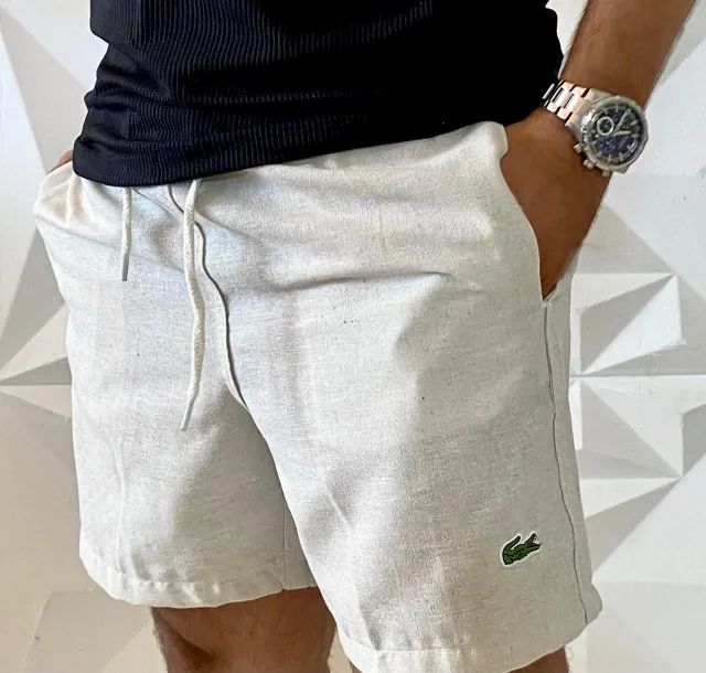 Short de linho mauricinho