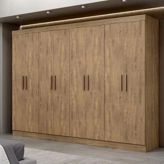 Guarda-Roupa Moderno e Espaçoso com 8 portas e 4 gavetas  - Foto 4