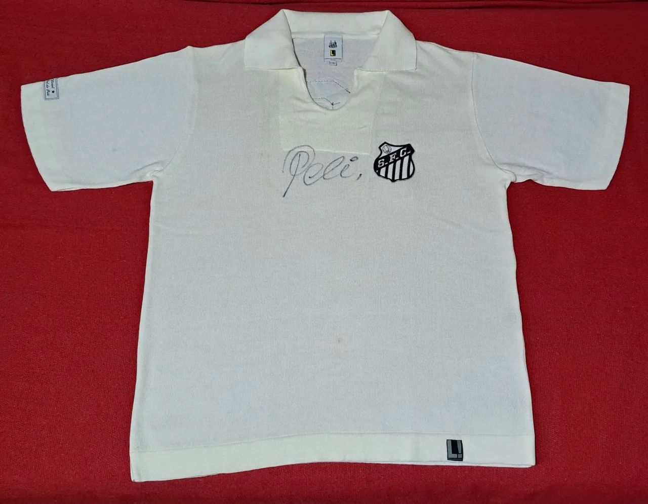Camisa 1o Gol do Pelé - Réplica Oficial - Autografada