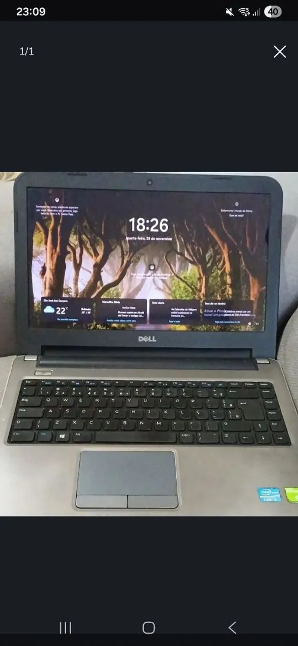 Notbook Dell Inspiron 14 5421 usado com câmera externa, mouse, e carregador - Foto 2