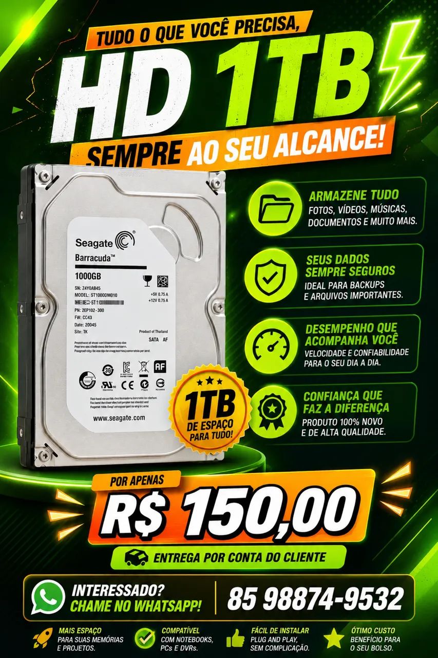 HD de 1Tera 