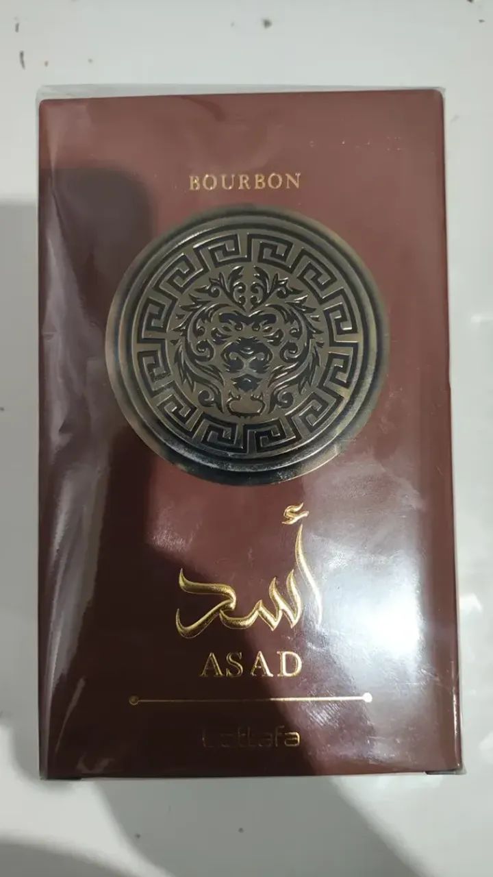 Perfume Lattafa Asad Bourbon Eau de Parfum Masculino 100ML LACRADO ORIGINAL - Foto 2