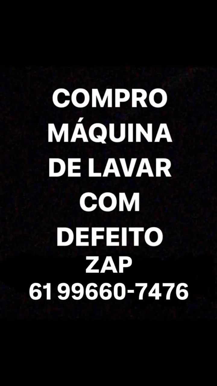 Máquina de lavar/ lavadora com defeito 