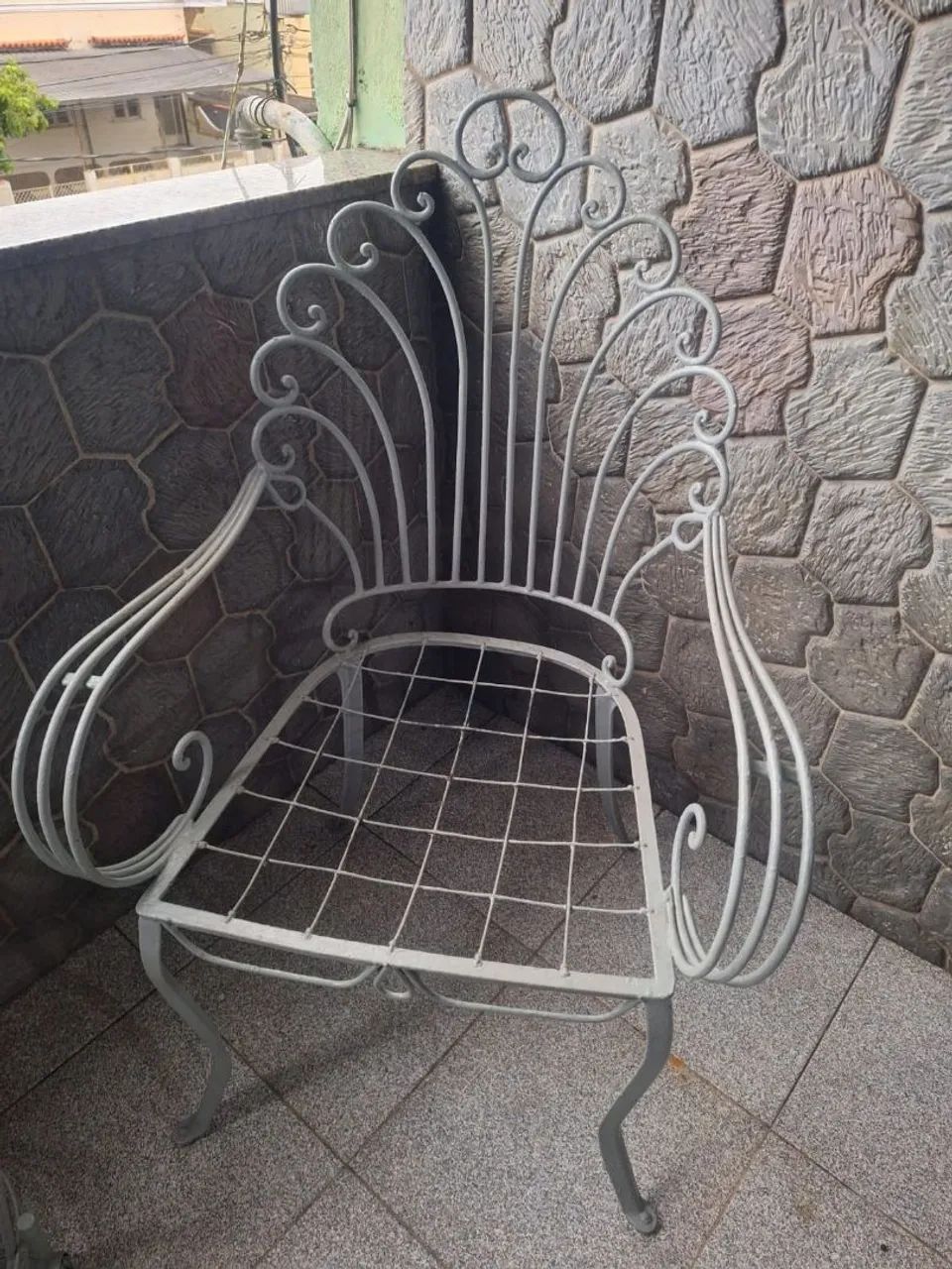 Conjunto de Cadeira Pavão com suporte  - Foto 4
