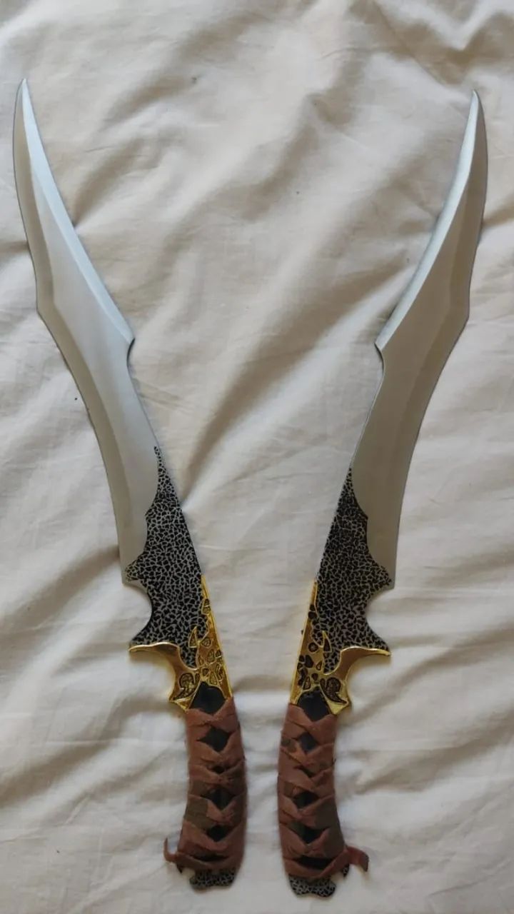 Adagas élficas Legolas O Senhor dos Anéis com suporte - Foto 3