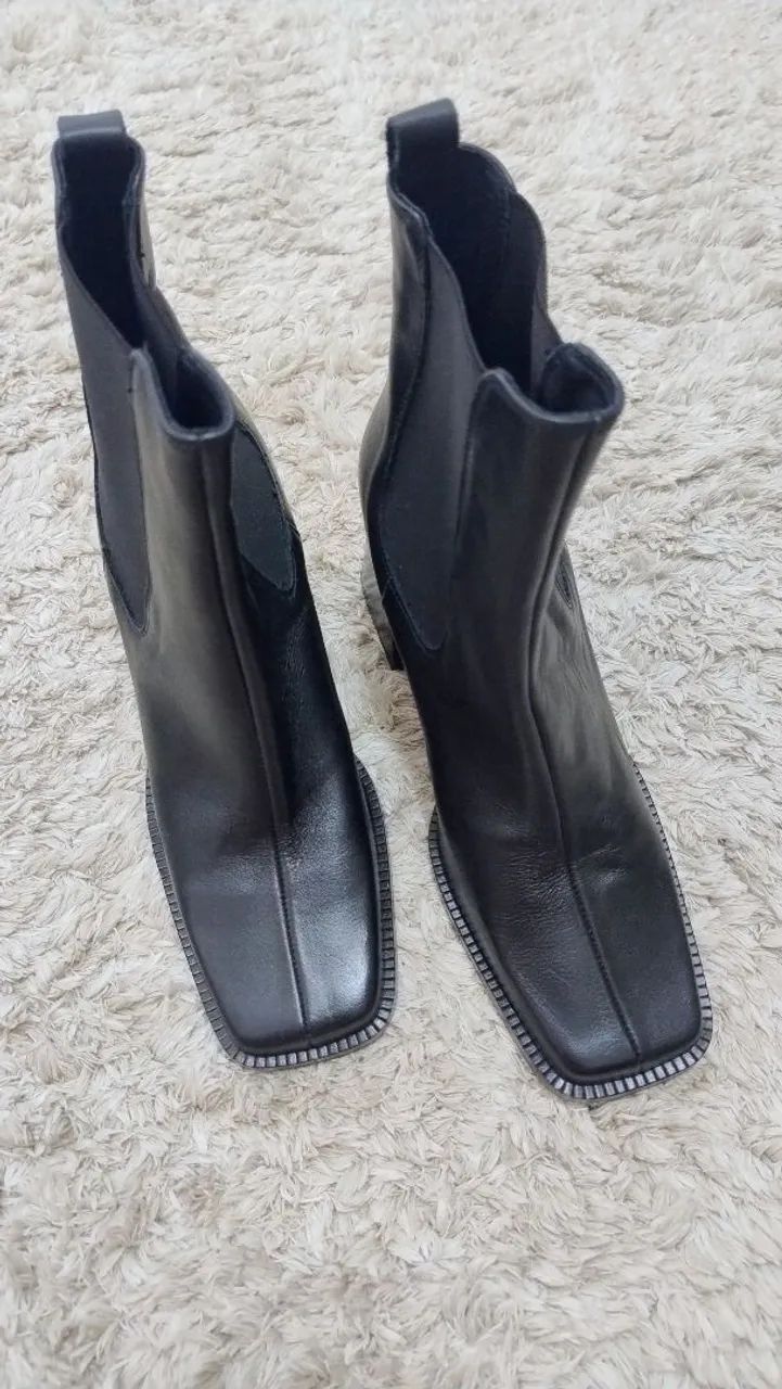 Bota de couro n. 35 - Foto 3