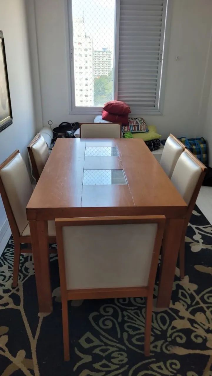 Mesa jantar 6 cadeiras