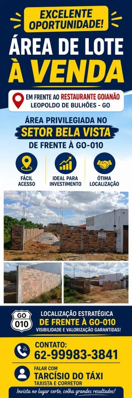 Vende se ágio de lote 