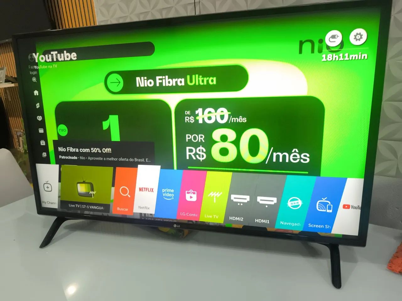 SMART TV LG 43 POLEGADAS COMPLETA - Foto 4