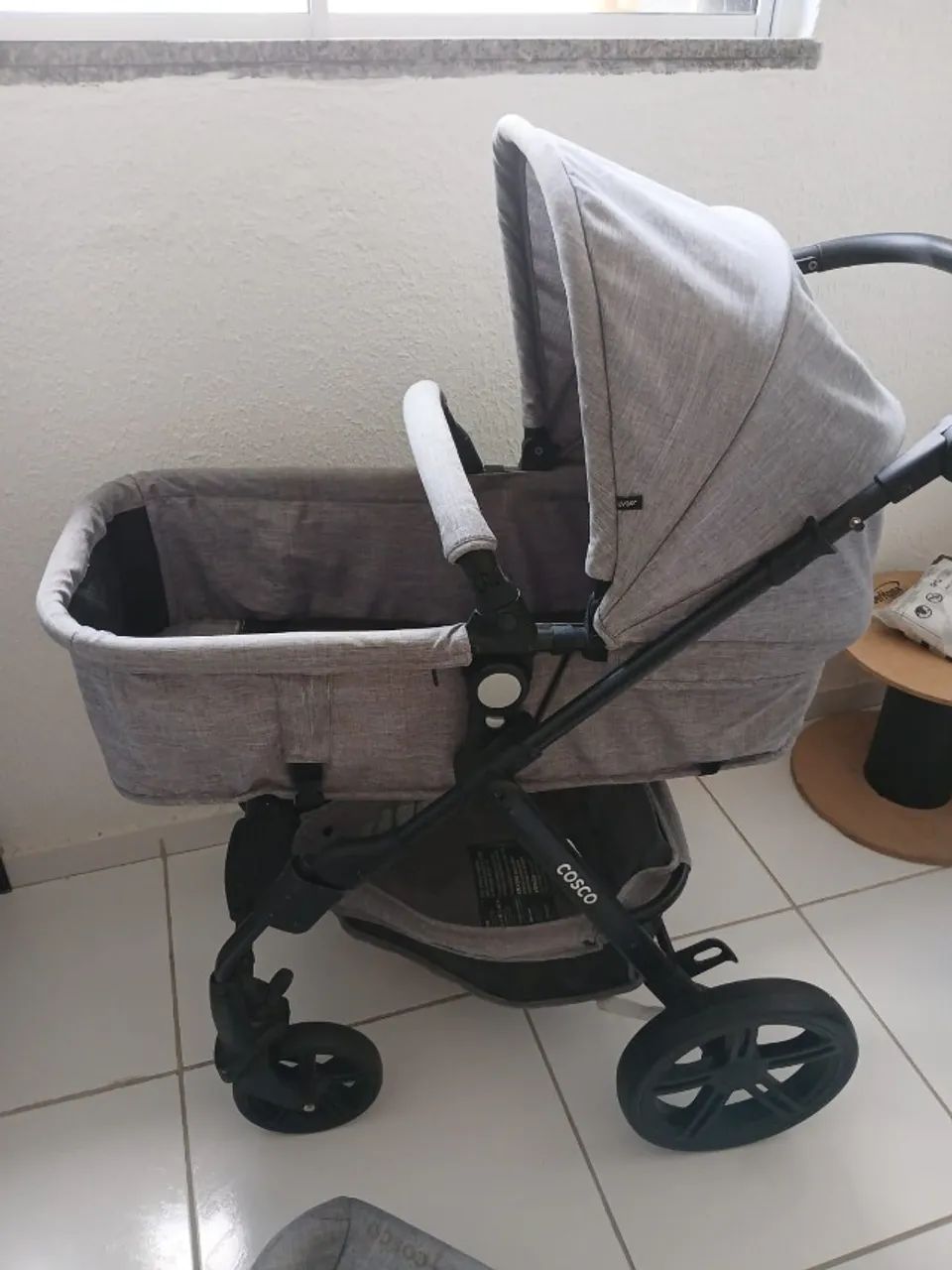 Carrinho 3 em 1 (Moisés + Bebê Conforto) - Estado de Novo! - Foto 3