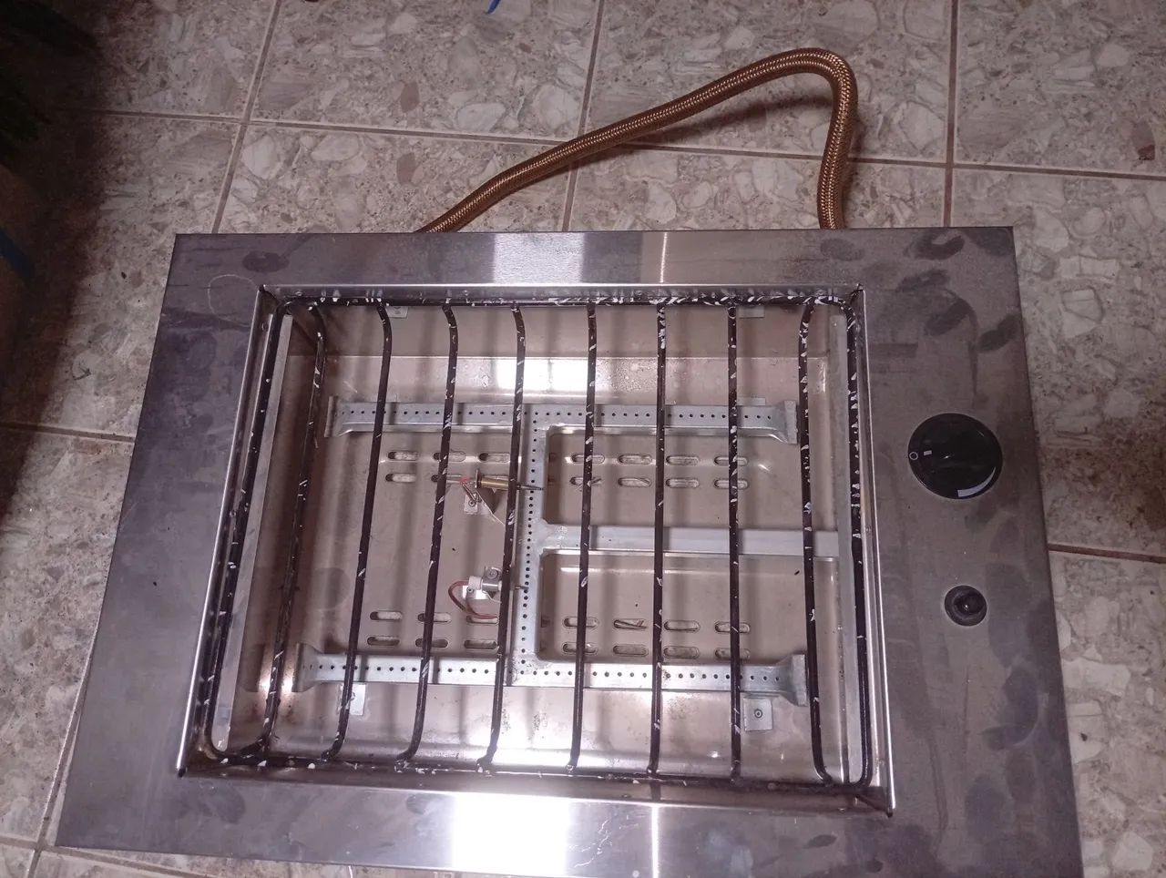 Assador grill multiuso de embutir a gás titan diamond - Foto 4