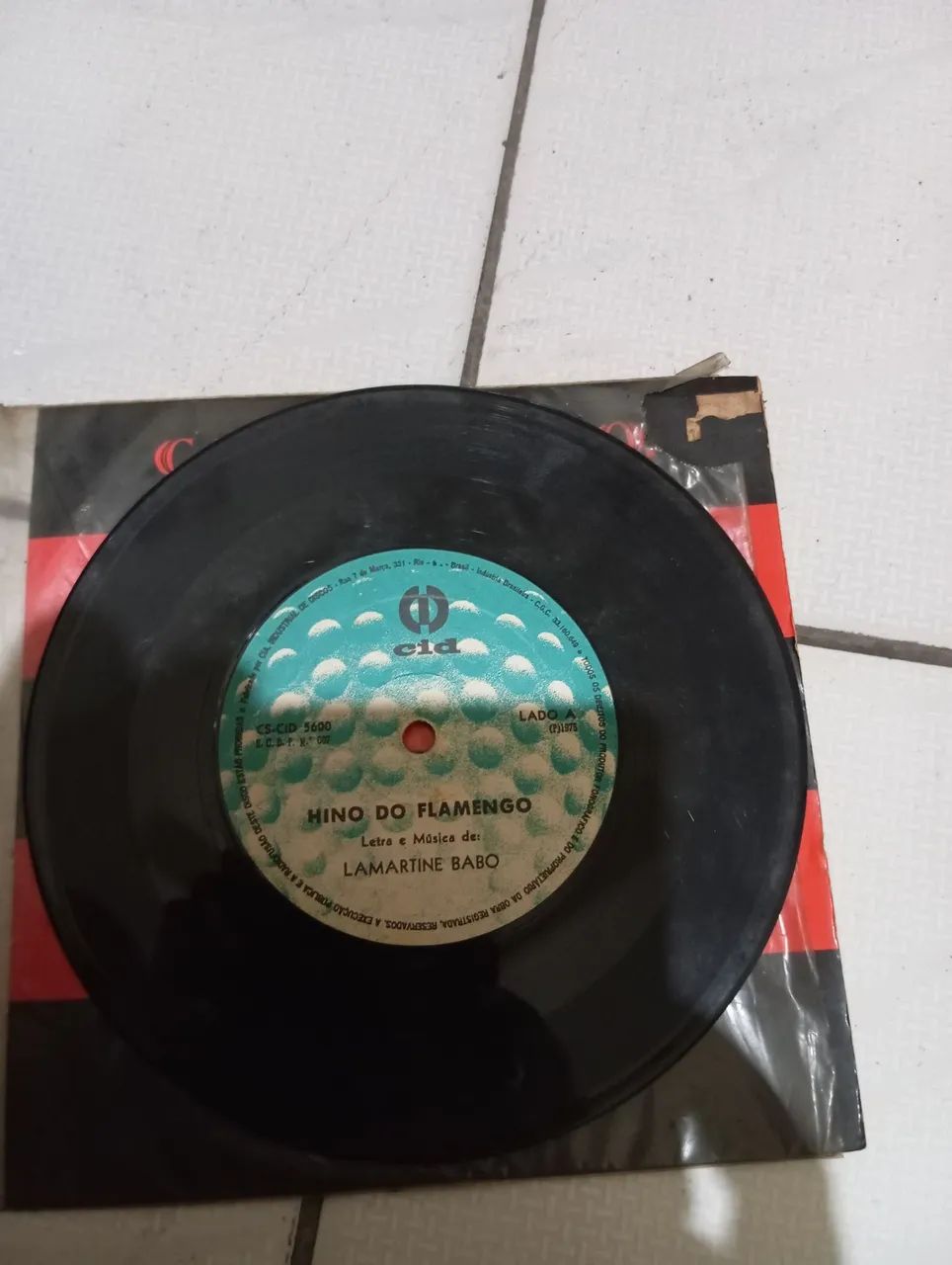 Vinil pequeno do flamengo  - Foto 4