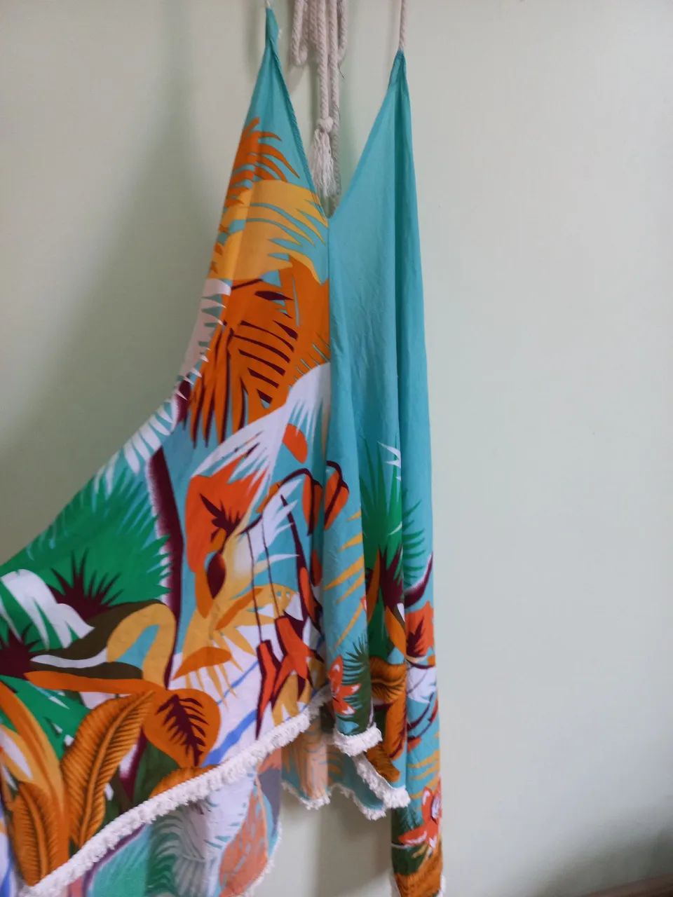 Saída de praia estampada - Tam. Único - Em ótimo estado  - Foto 4