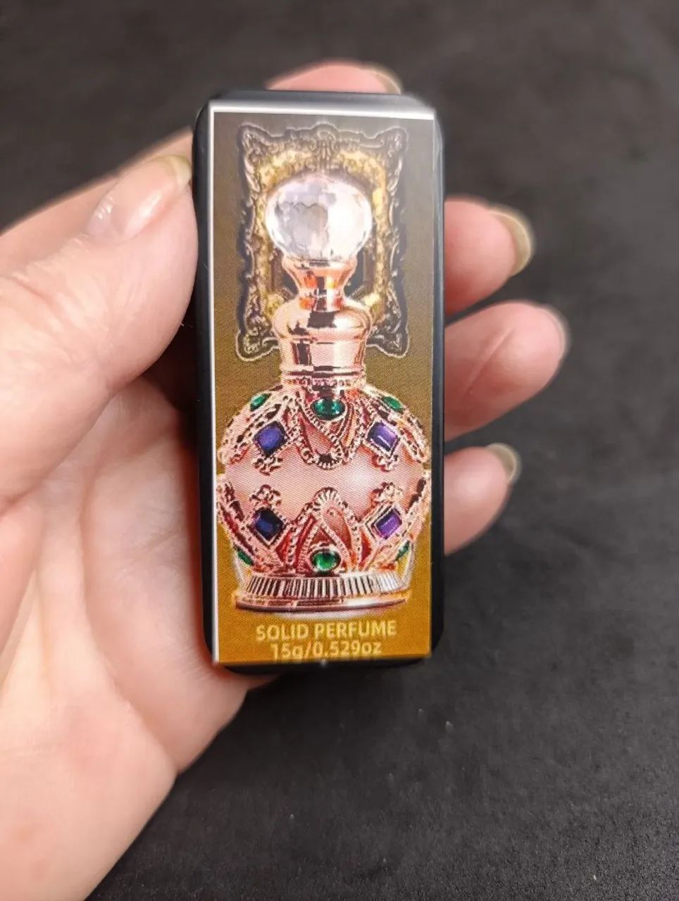 Perfume sólido na lata 15g para levar na bolsa 