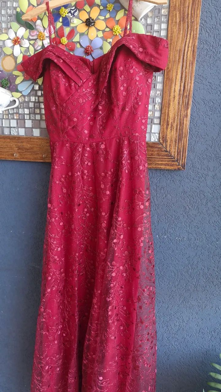 Vestido de festa vermelho - Foto 2