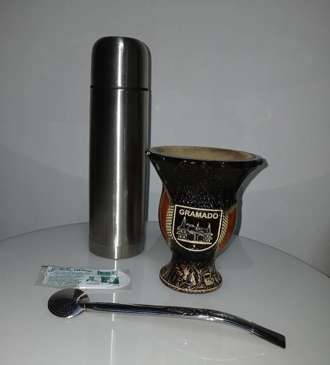 Chimarrão Cuia Bomba e Térmica