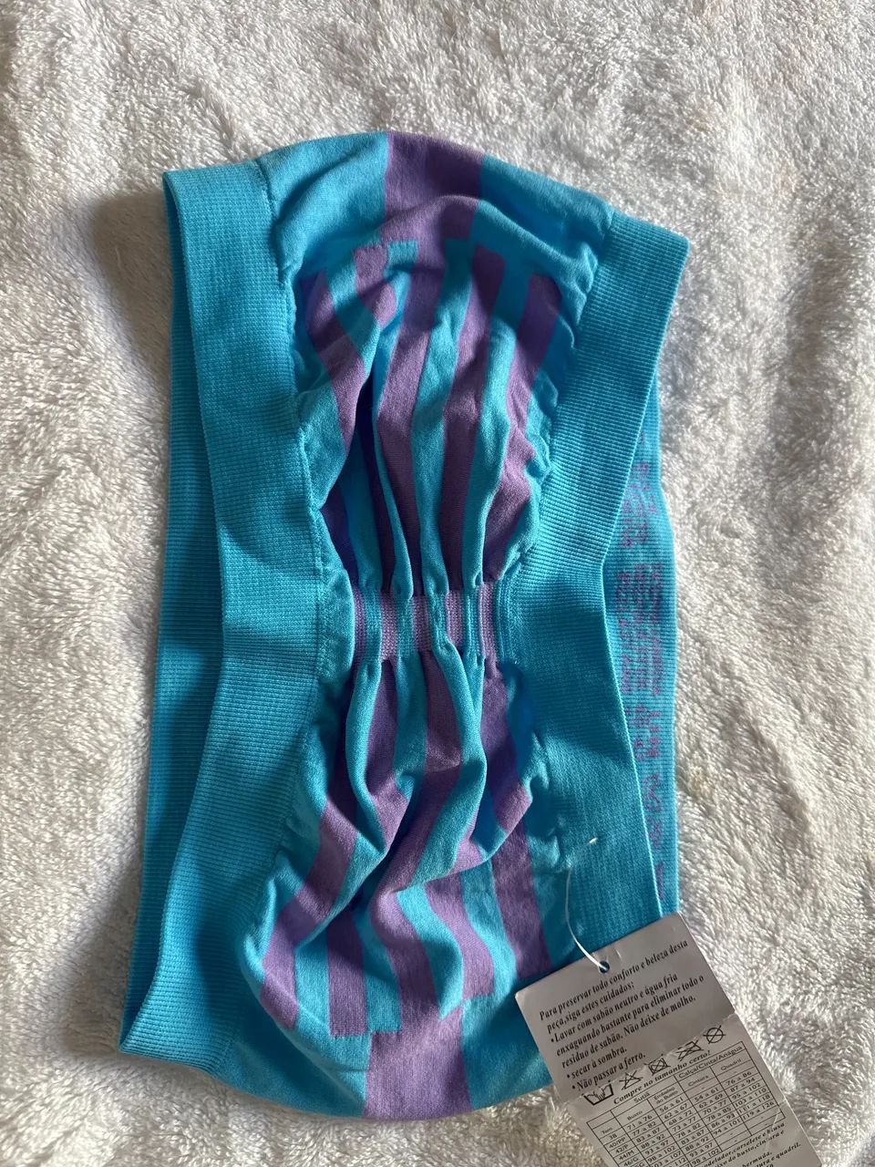 Top Demillus azul e lilás alegreto ultra