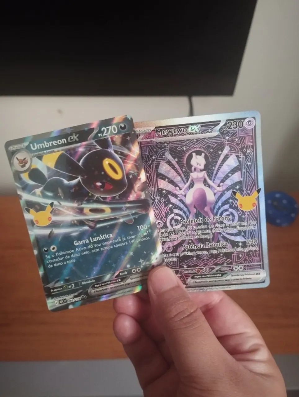 Carta TCG Especial 30 anos Mewtwo Ex
