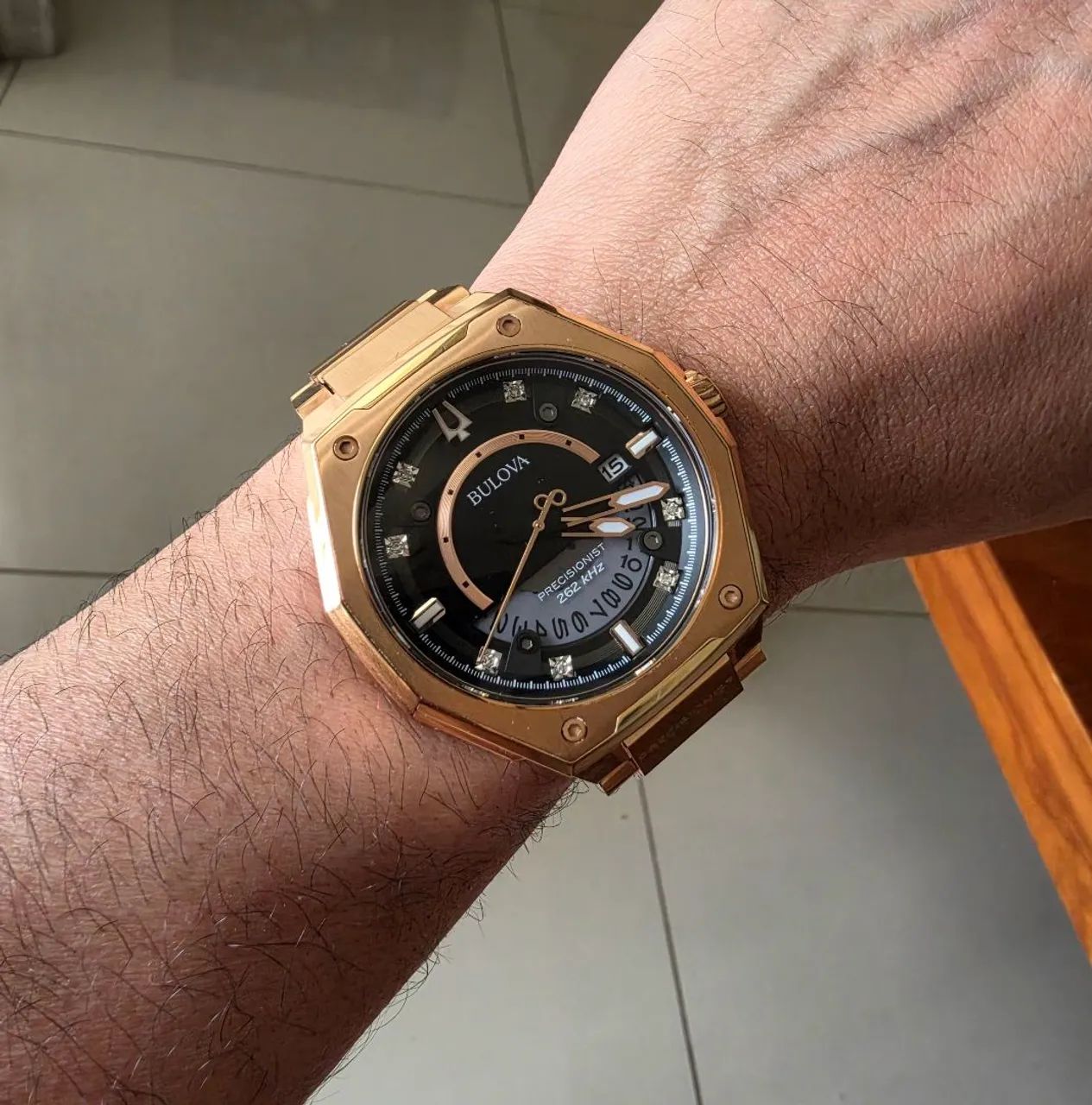 Bulova Precisionist X Rosê 97D129N - Foto 5