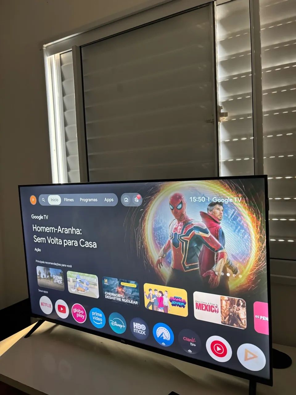 TV TCL QLED 43 polegadas garantia até ABRIL 2027