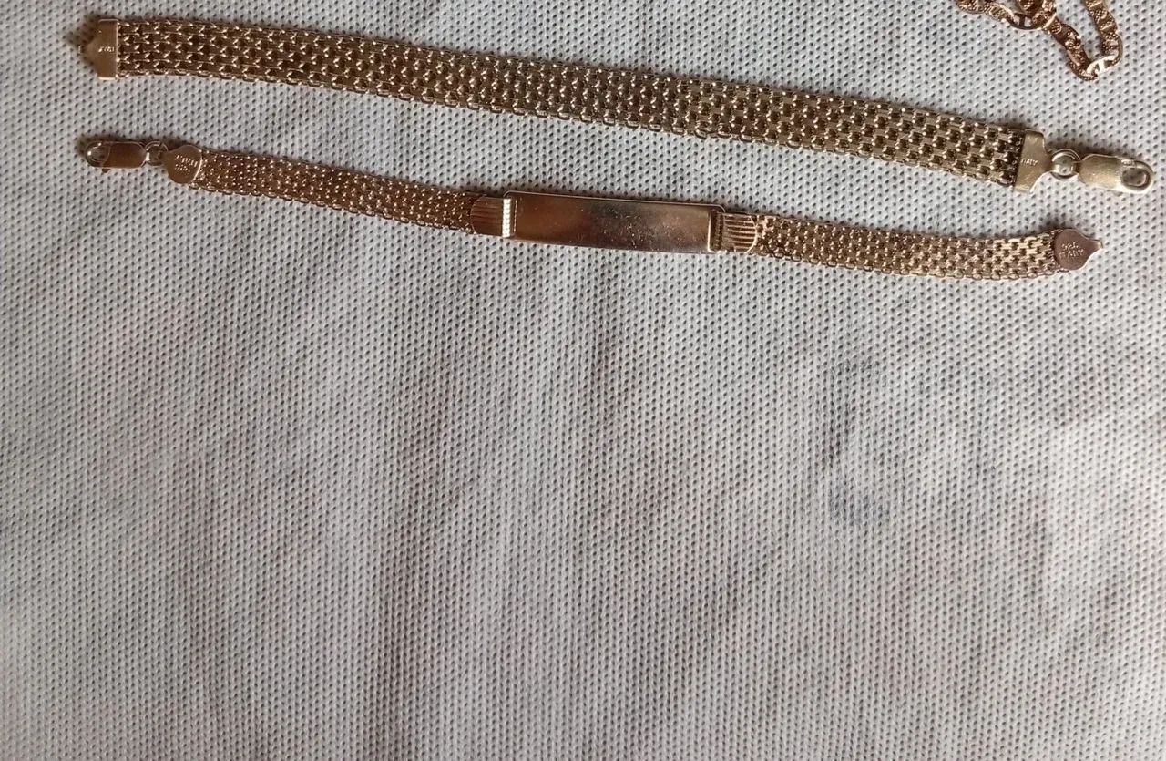 Pulseiras de prata 924 quilates  - Foto 2