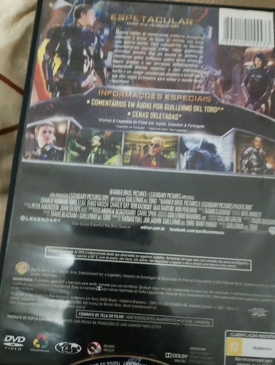 Dvd Círculo de Fogo 1 e 2 Original faço Olx pay  - Foto 3
