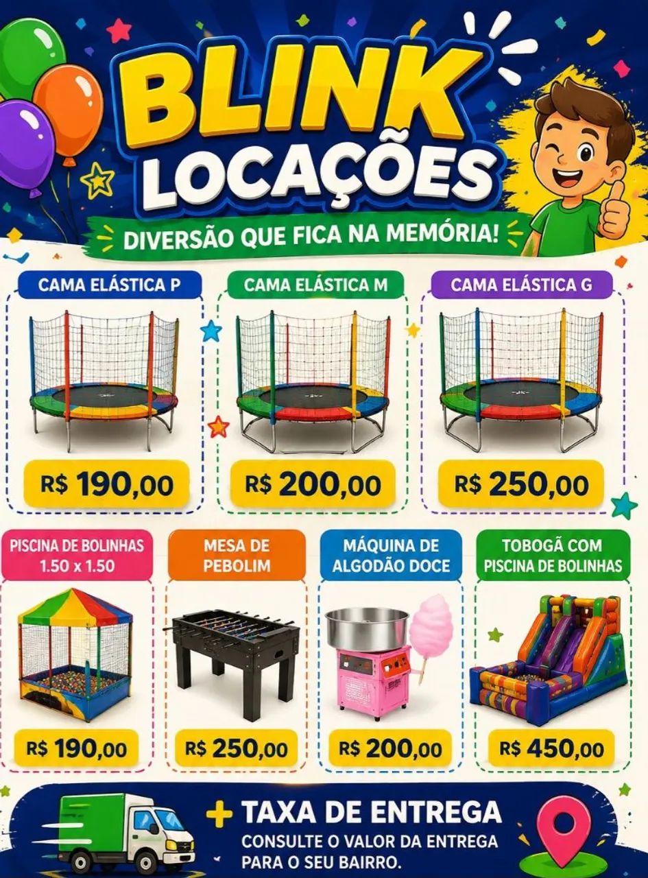 Cama elástica, diversão garantida 
