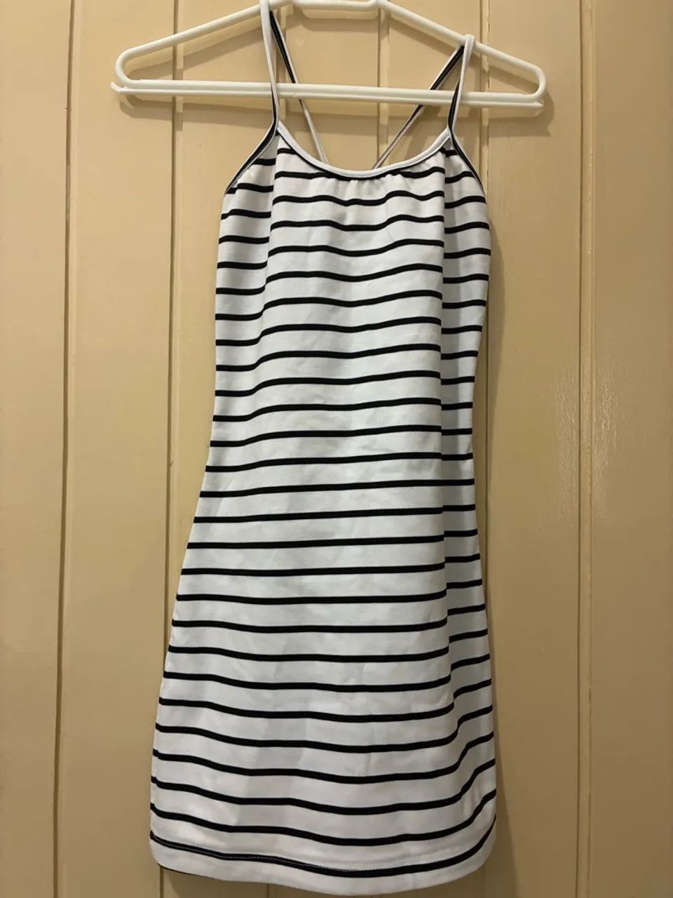 Vestido listrado TAM P 