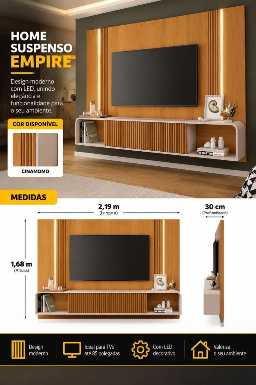 Painel p/ Tv  - Foto 4