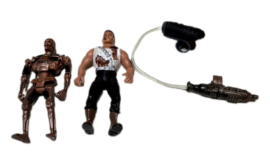 Bonecos T-800 e Hot Blast Terminator - O Exterminador do Futuro 2