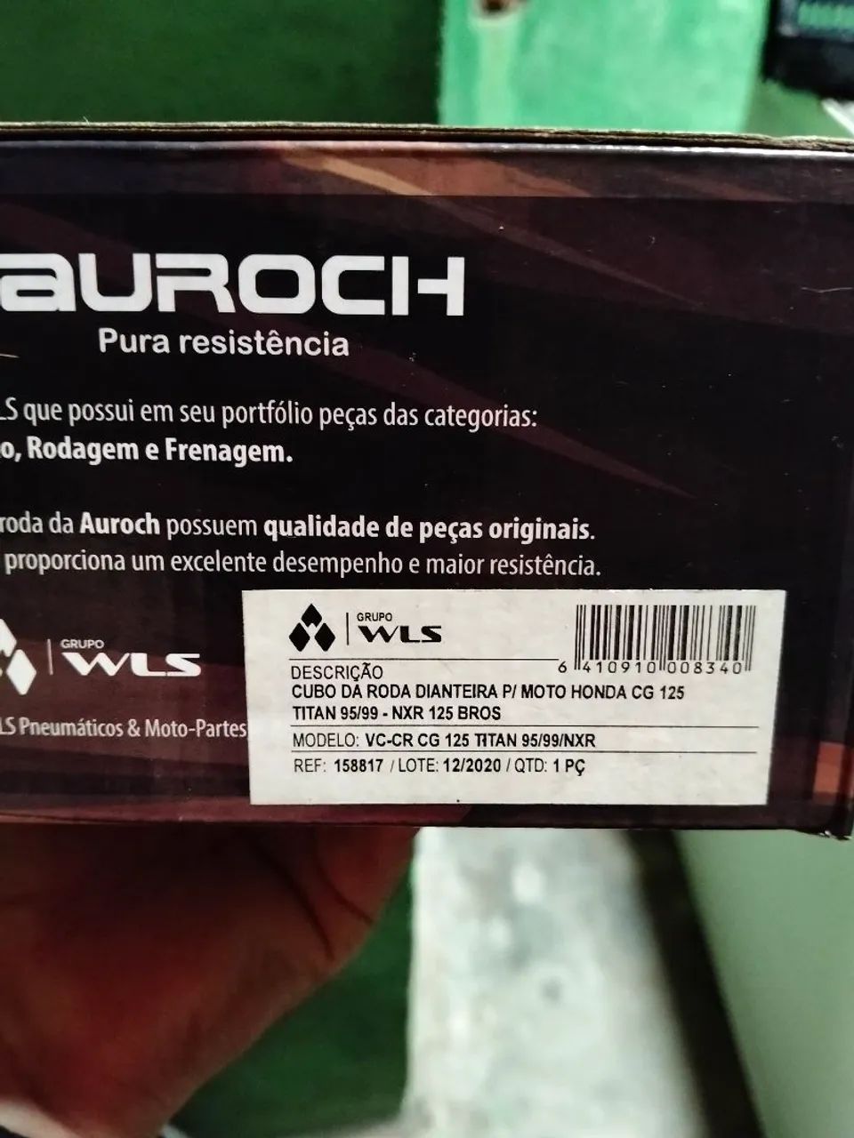 Cubo roda dianteiro titan99 e Bros 125
