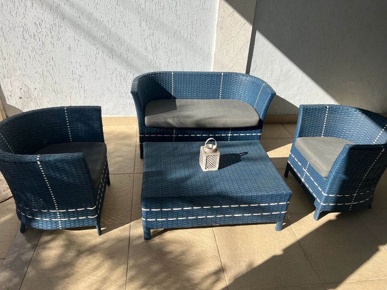 Conjunto 2 poltronas Mesa e Namoradeira varanda   - Foto 5