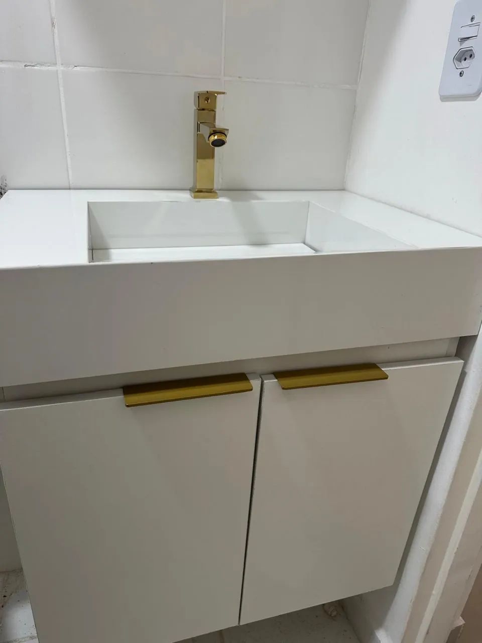 Gabinete de banheiro mdf  + Espelheira  - Foto 2