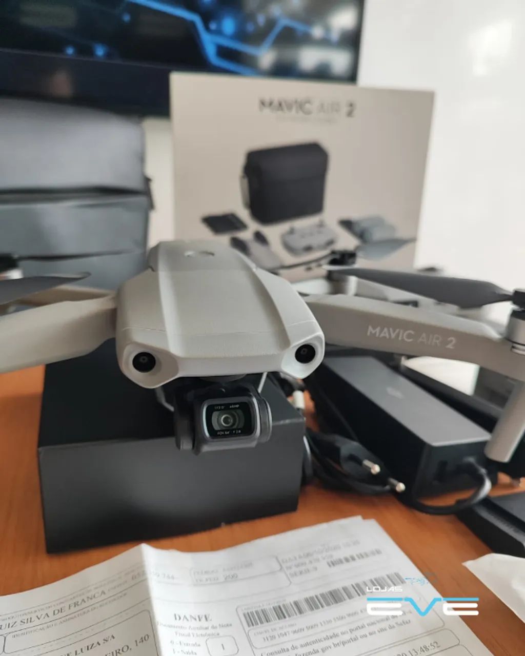 Drone Air 2, bem conservado. Com nota fiscal! - Foto 6