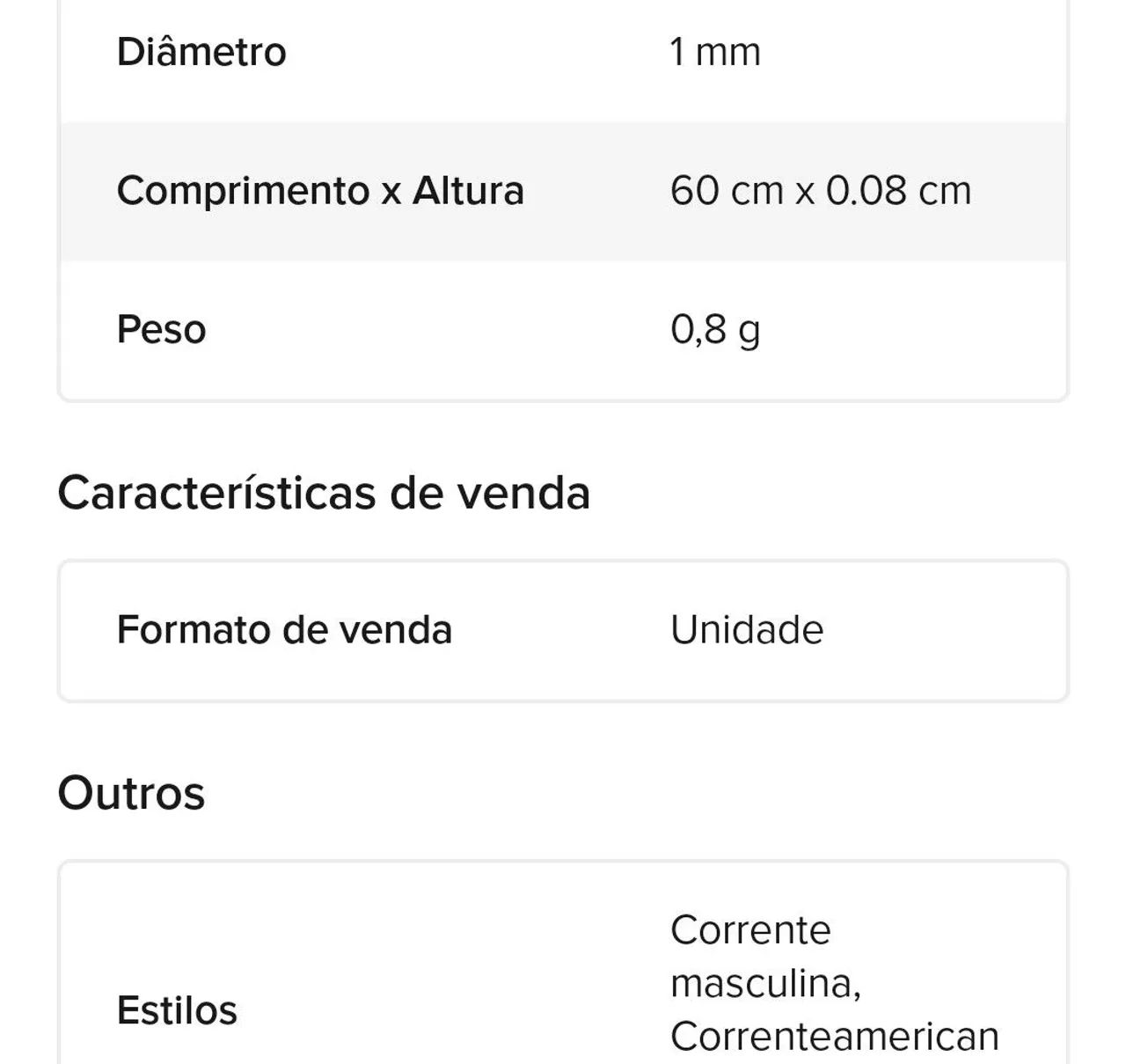 CORDAO OURO 18K COM CERTIFICADO.NOVOS COM TIMBRE - Foto 2