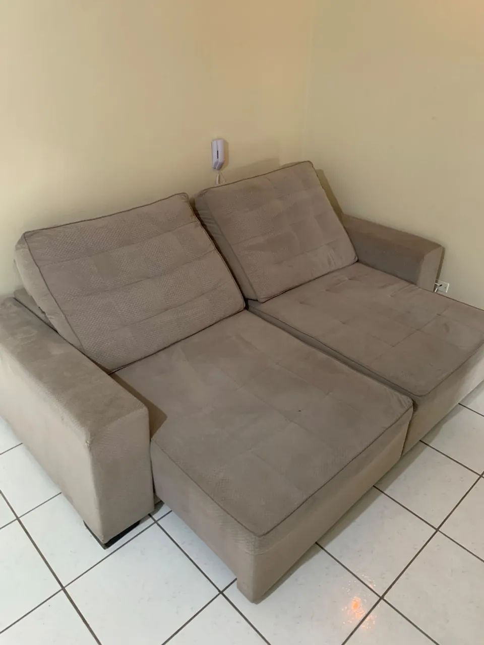 Sofá retrátil e reclinável 2.5m  - Foto 4
