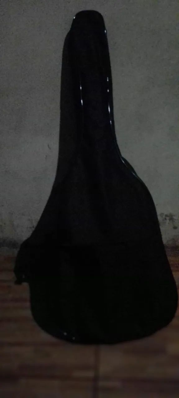 Violão clássico acústico usado com capa - Foto 3