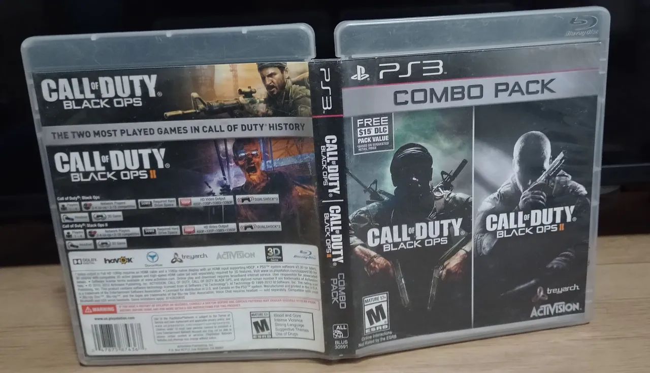 ITEM DE COLECIONADOR / Call of Duty COMBO PACK - PlayStation3 - Foto 3