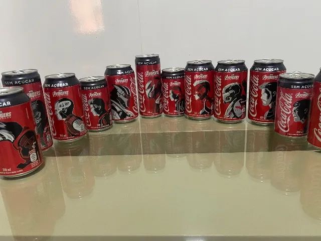 Coleção Latas Coca Cola Vingadores Ultimato. - Foto 3