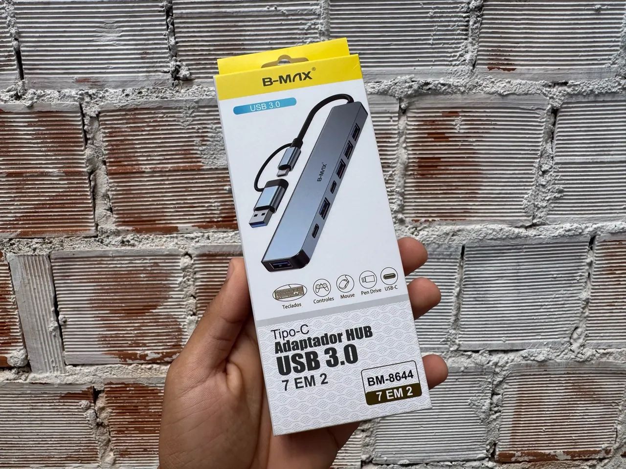 Hub USB BMAX TIPO C 3.0 7 em 2!! PROMOÇÃO!! - Foto 5
