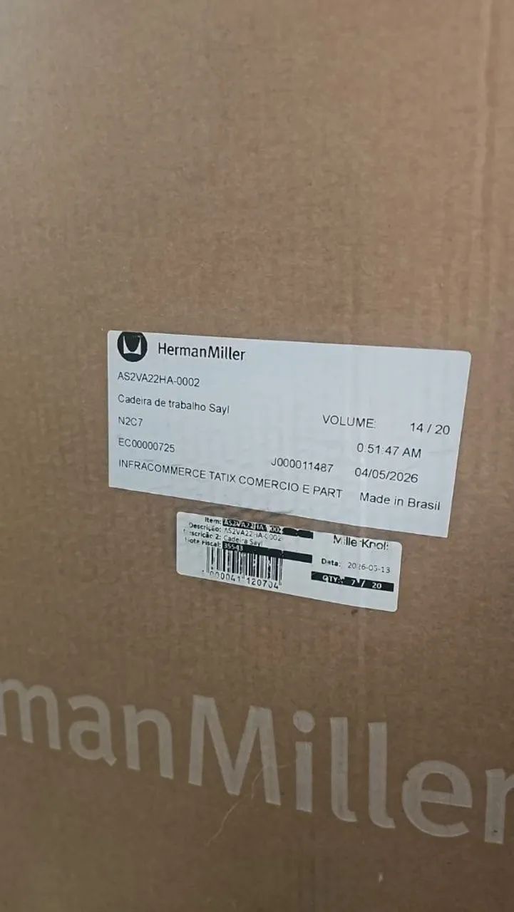 Cadeira Herman Miller Sayl (Nova)